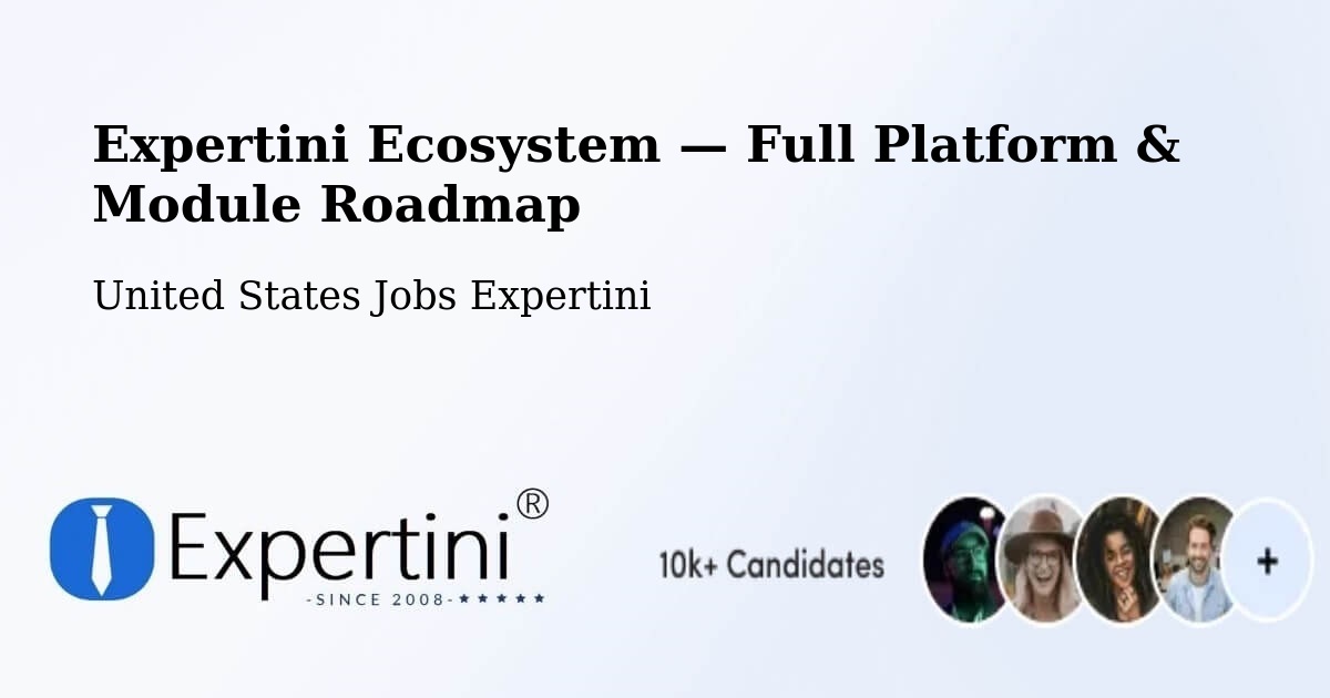Expertini Ecosystem — Full Platform & Module Roadmap – Waimea
